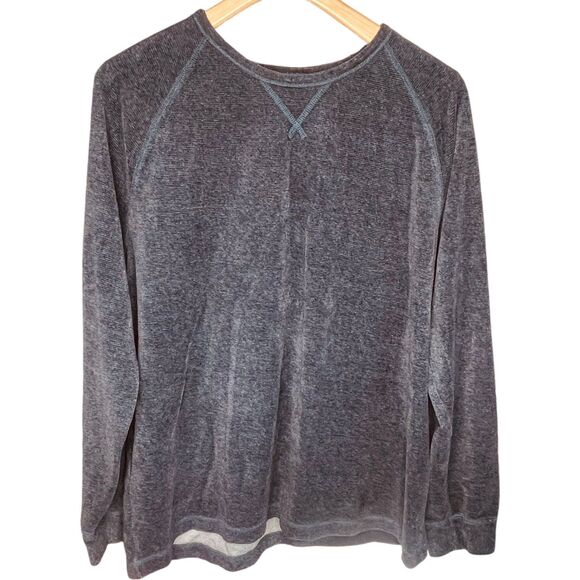 Tommy Bahama | Navy Cotton-Blend Pullover Sweatshirt Size XL | EUC - Picture 3 of 12